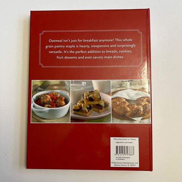 Cookbook The Oatmeal Cookbook Breads Entrees Desserts and More Hardcover - Picture 6 of 11